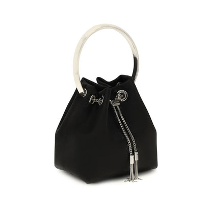 Black Silk Shoulder Bag
