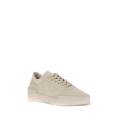 Beige Rubber Athletic Sneakers