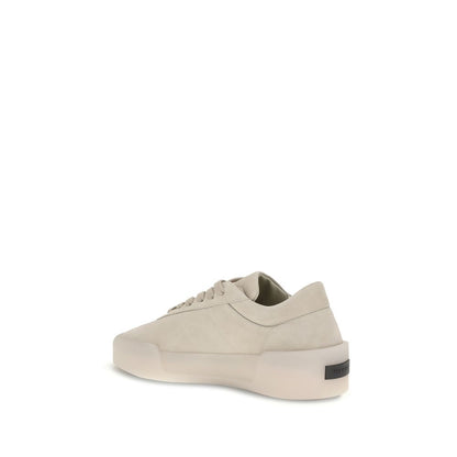 Beige Rubber Athletic Sneakers