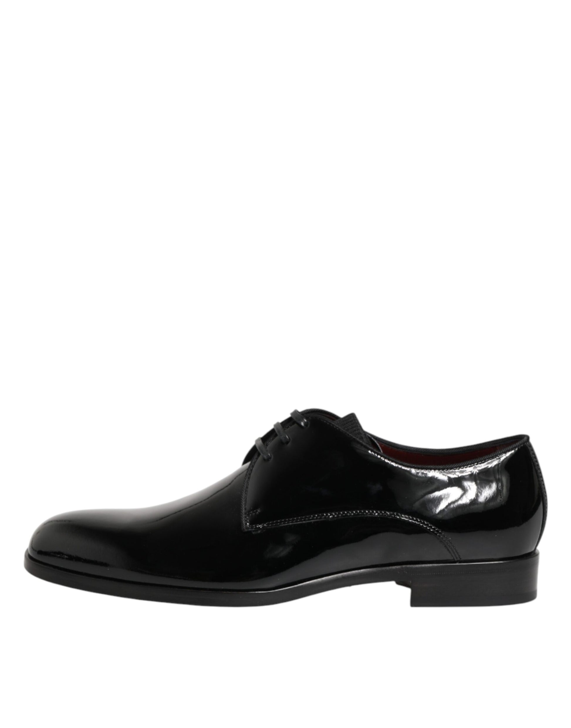 Black Calfskin Leather Derby Dress Shoes