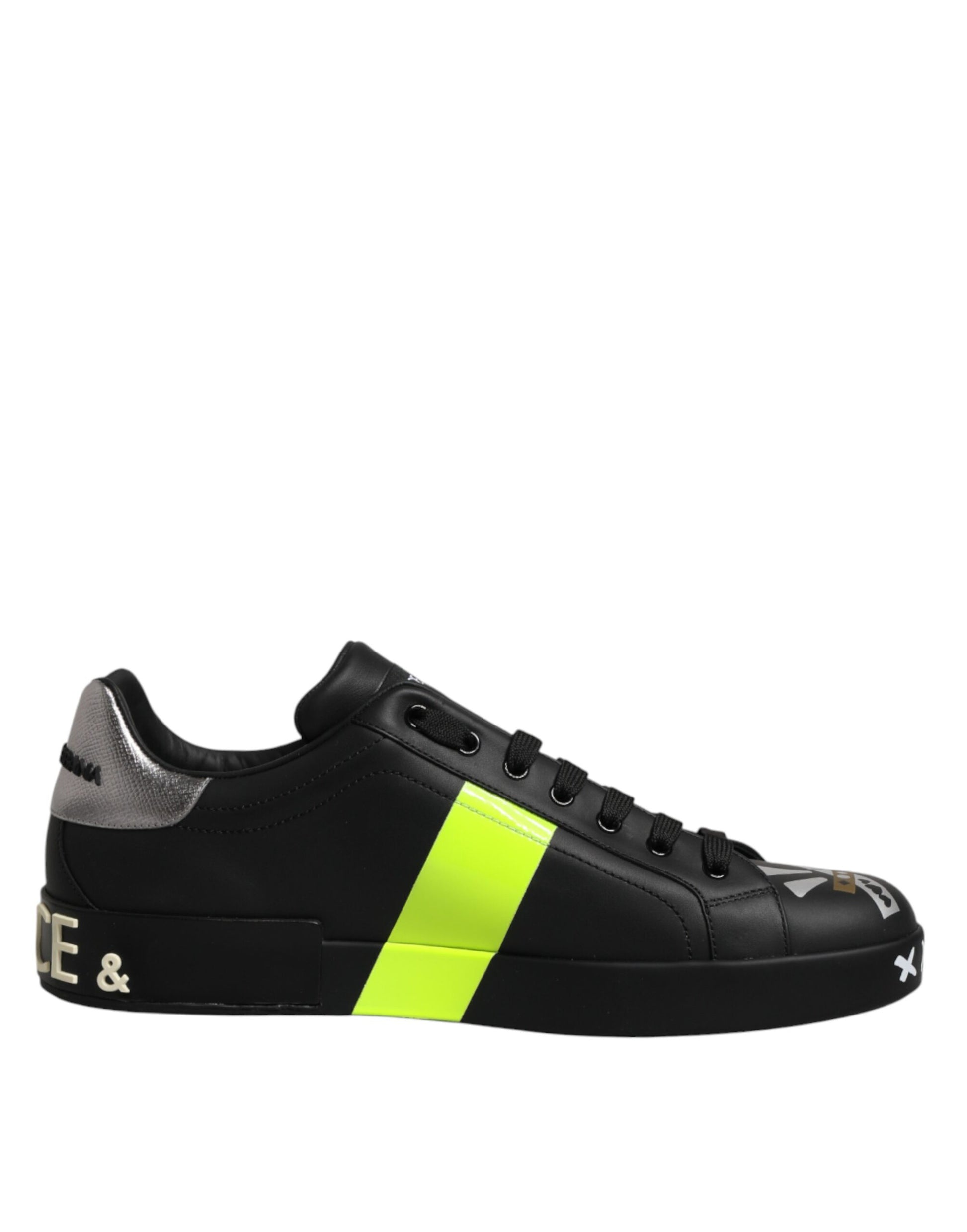 Black Crown Logo Low Top Men Sneakers Shoes