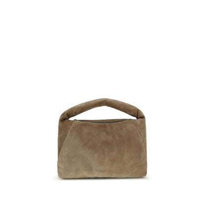 Beige Calf Leather Bos Taurus Handbag