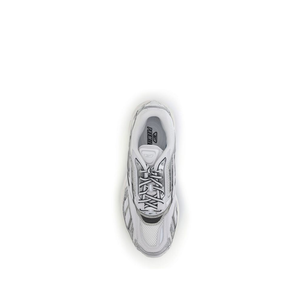 White Leather Athletic Sneakers