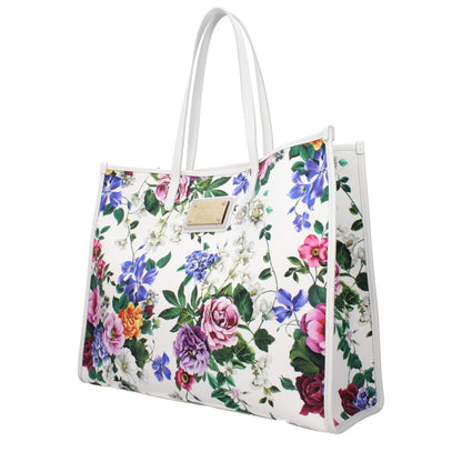 White Fabric Shoulder Bag