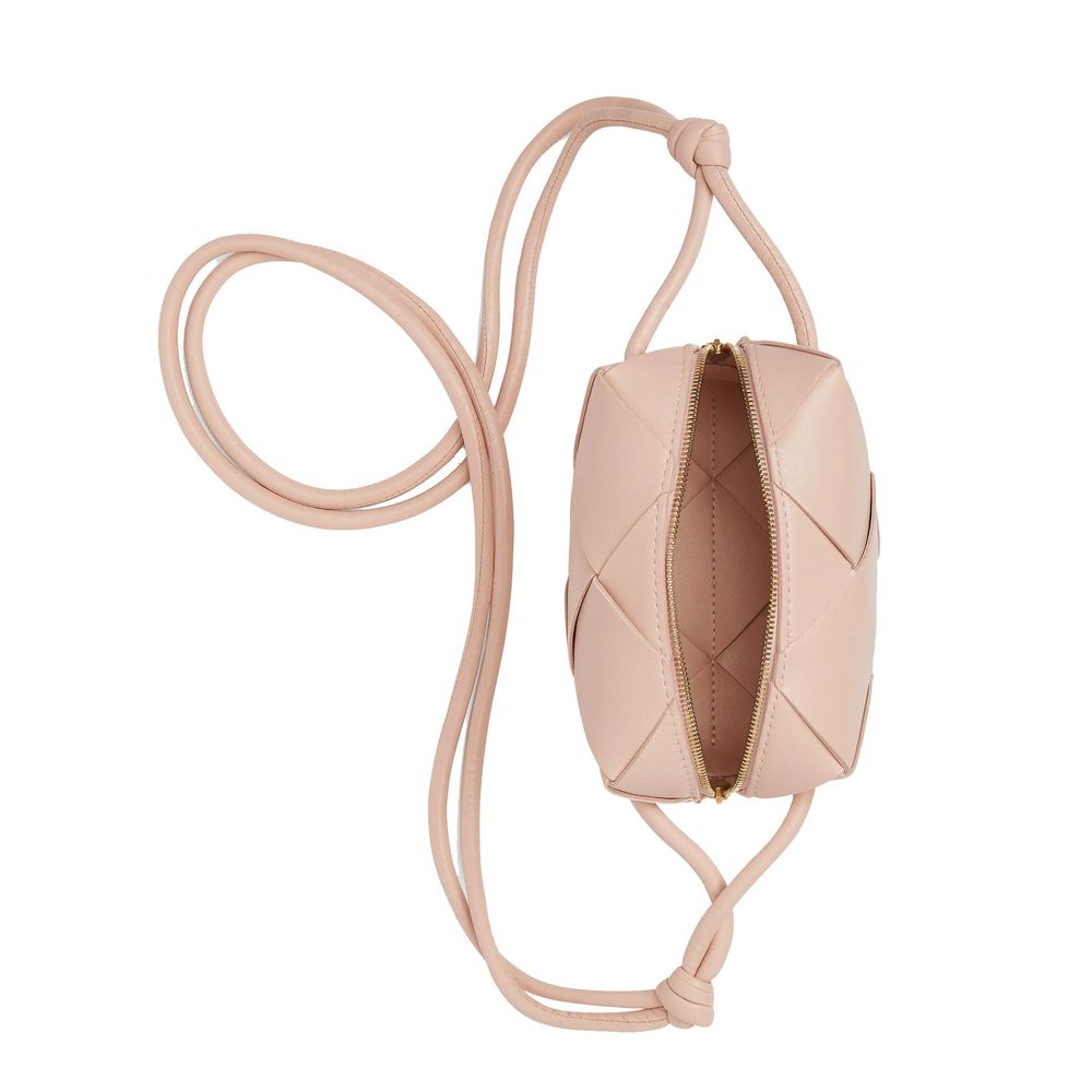 Multicolor Lamb Leather Crossbody Bag