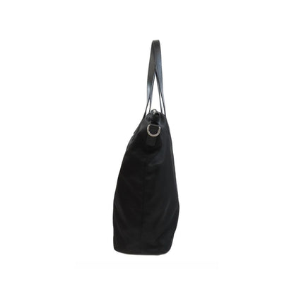 Black Nylon Tote Bag