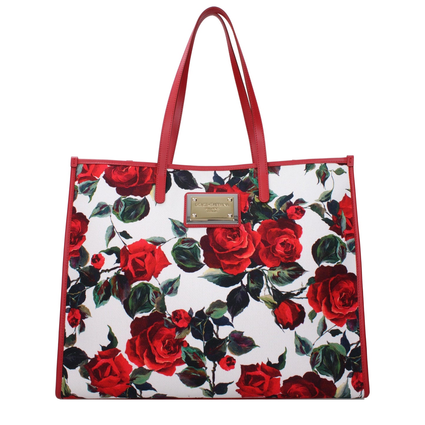 Red Fabric Shoulder Bag