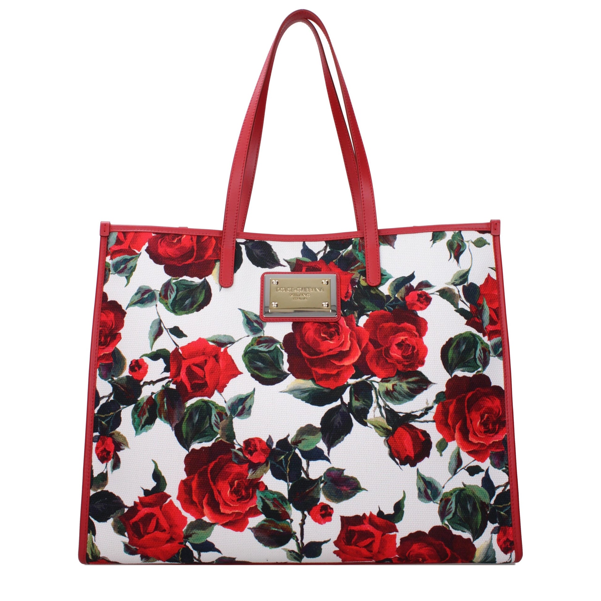 Red Fabric Shoulder Bag