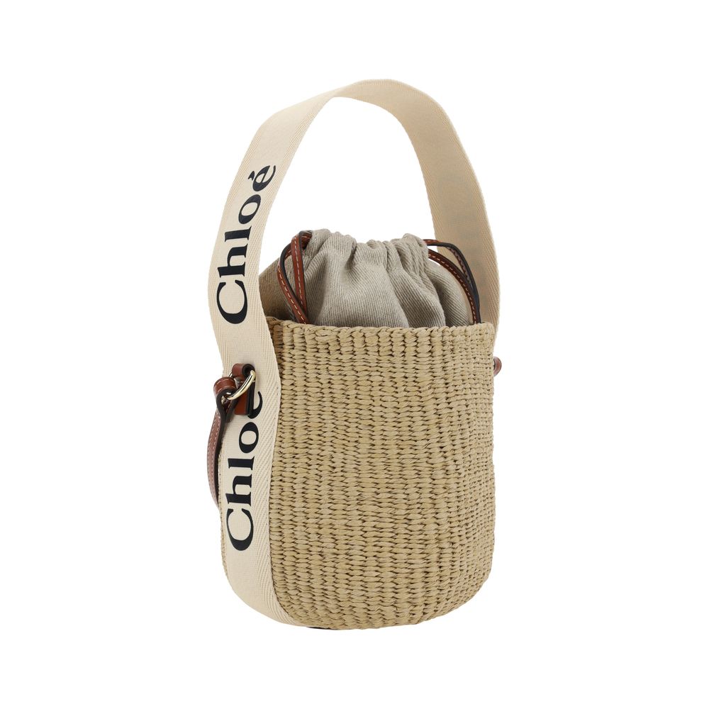 White Canvas Shoulder Bag